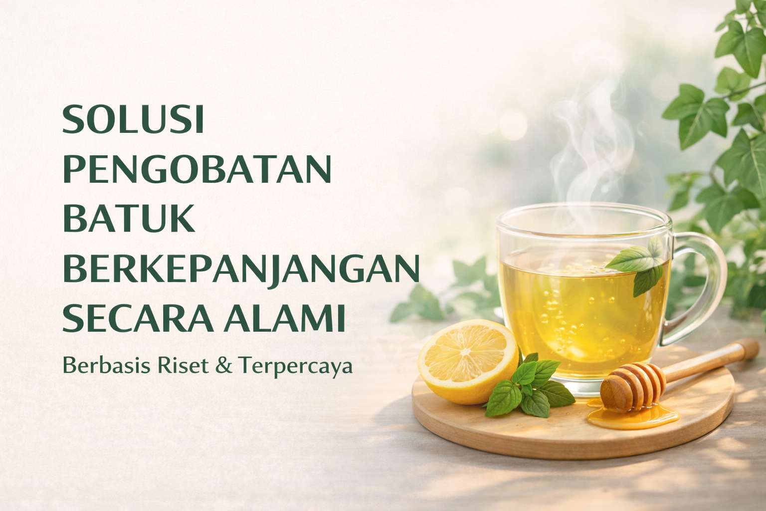 Solusi Pengobatan Batuk Berkepanjangan Secara Alami