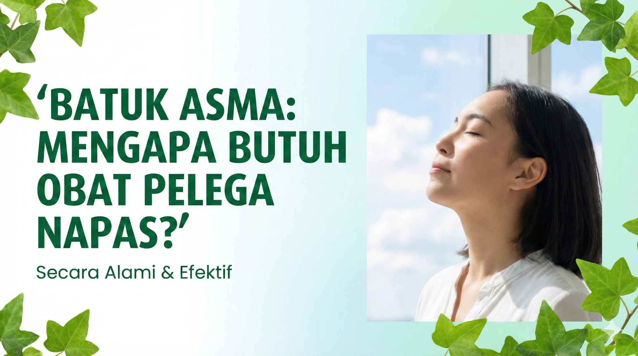 Batuk Asma: Mengapa Butuh Obat yang Melegakan Saluran Napas